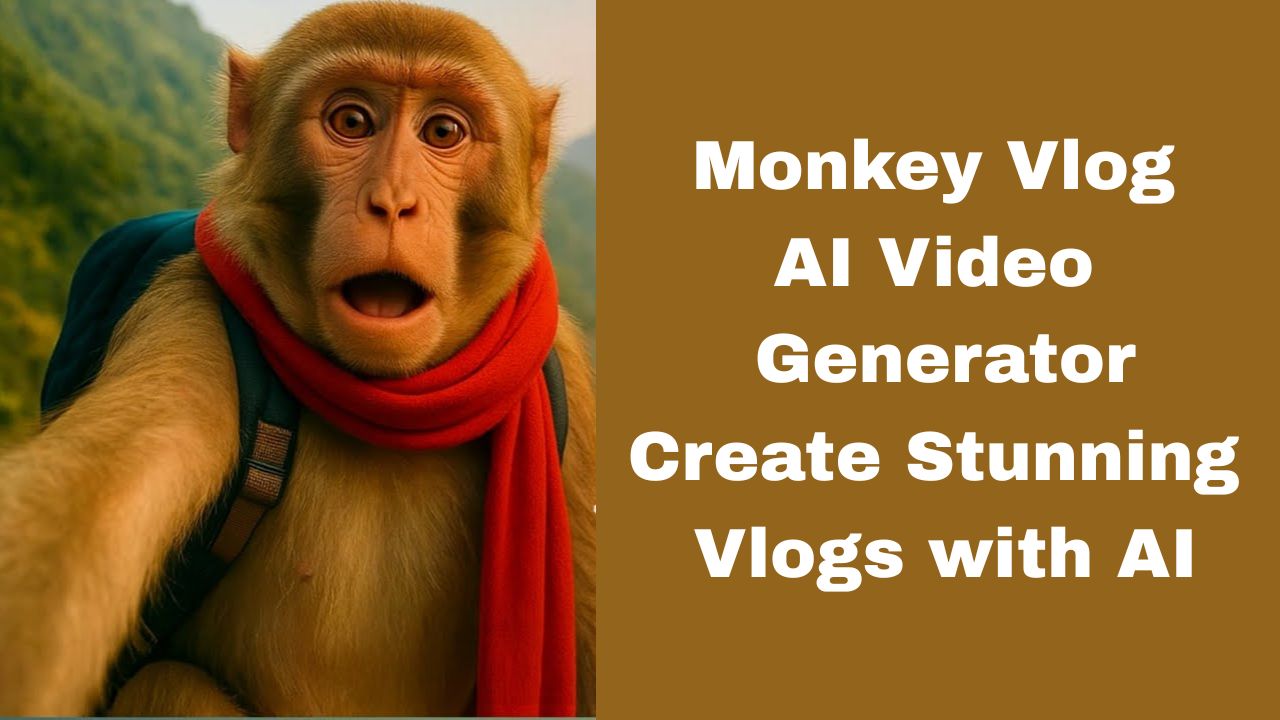 Monkey Vlog AI Video Generator: Create Stunning Vlogs with AI